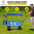 Outerlead Large Collapsible Garden Cart w/ Removable Canopy