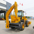 4-Wheel Hydraulic Front End Backhoe Loader with Easy Maintenance