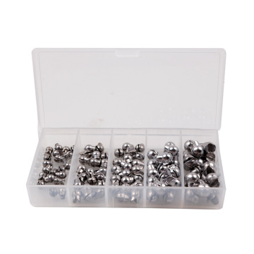 Orjd 100pcs Round Split Shot Fishing Sinker Moulds Kit with Egg Lead Weights & Plastic Tackle Box