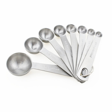 8 pack Stainless steel Measuring Spoons Set