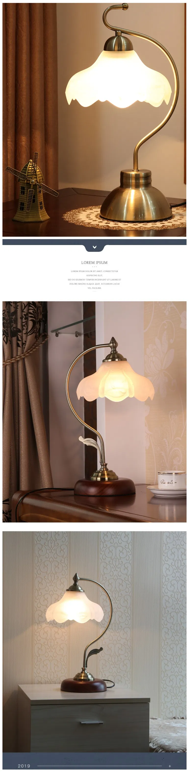 Elegant Floral Table Lamp for Modern Home Dé Cor