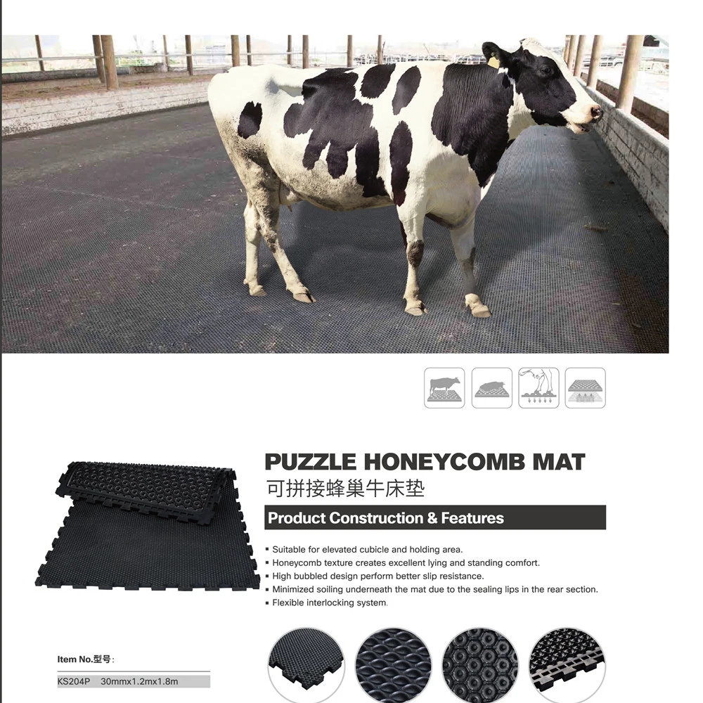 Anti Slip Rubber Dairy Cow Horse Mat