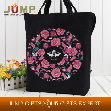 Best selling canvas bag, printing colored black cavans bags