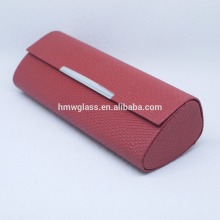 Red magnet custom sunglasses case