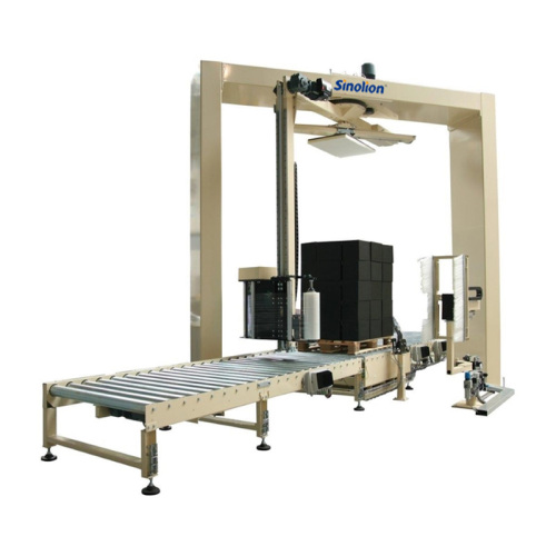 Wood board strapping machine with TITAN sealing head