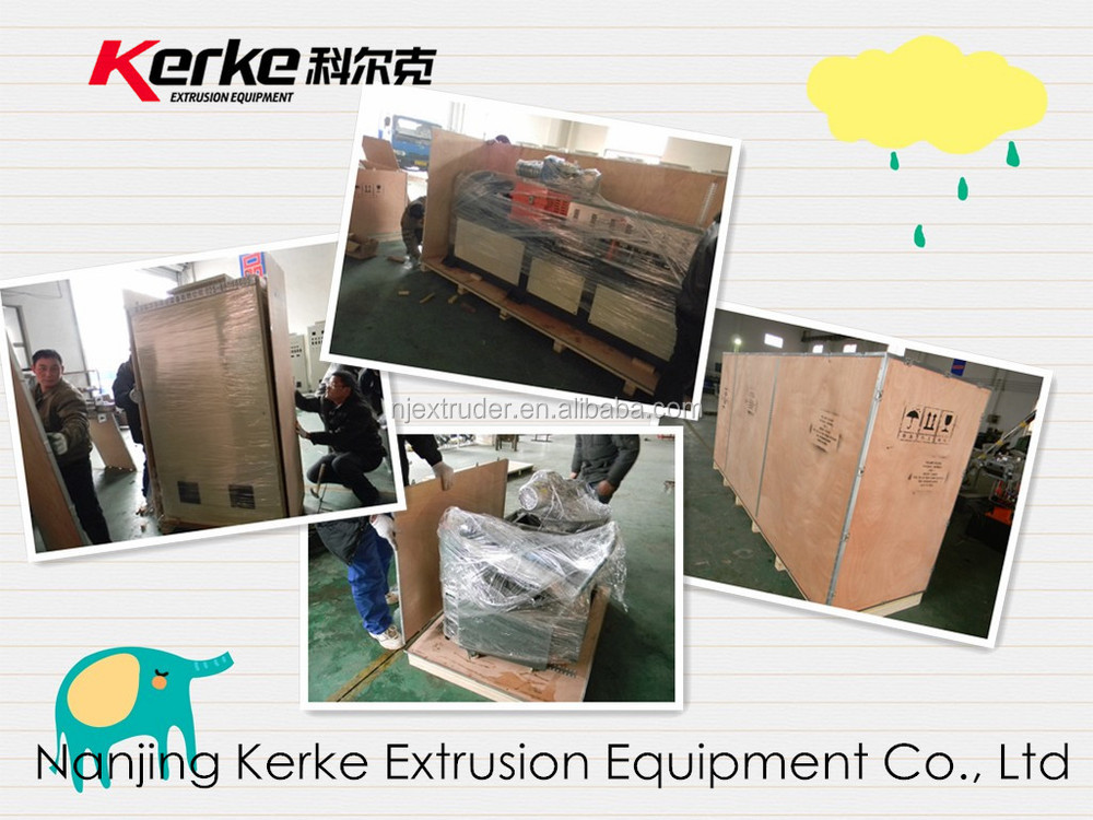 High dispersion and high torque recycled PE PP film pelletizer machine extruder