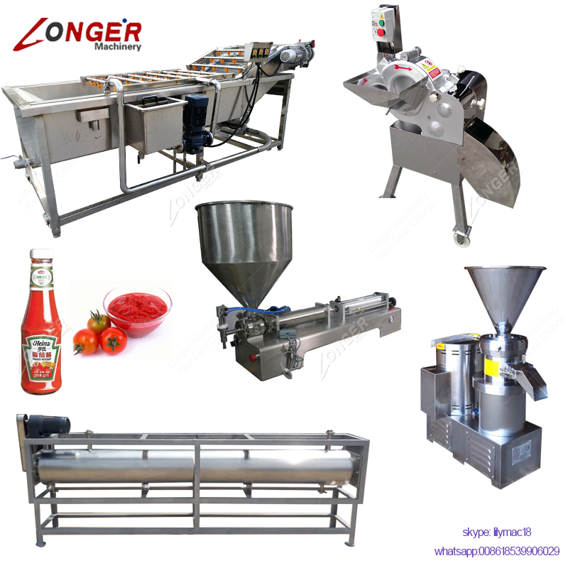 Factory Sale Date Paste Machinery Fruit Jam Production Line Tomato Paste Processing Plant