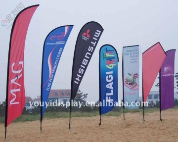 Outdoor custom polyester feather flags and banners