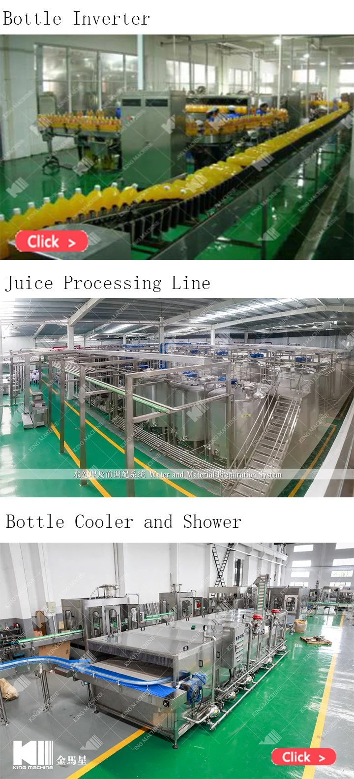 Hot Sale Automatic Fruit Juice Beverage Bottling Line