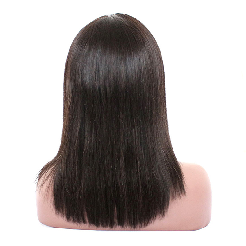 factory price the beautiful straight bob, 4*4 lace closure bob wig,virgn brazilian frontal  human hair wigs