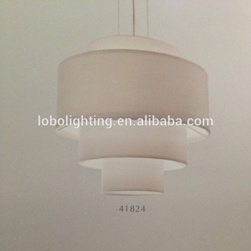 gorgeous four tier round shade lamp pendant/drum shade pendant lighting/hanging e27 pendant lighting