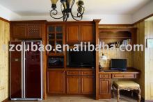 cherry glazing maple solid wood kitchen cabinet