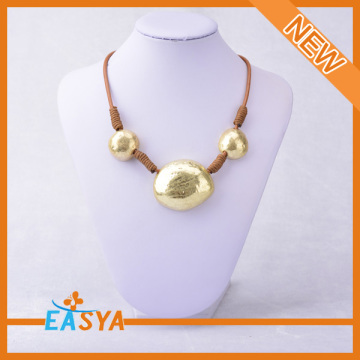 Gold Necklace Silk Rope Chain Gold Necklace Gold Pendant Necklace