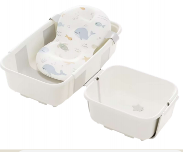 Innovative Foldable Bathtub with Slide-Fold Design