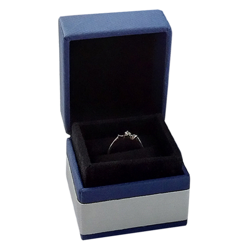 Custom smycken förpackning med stämpel logo ringen box
