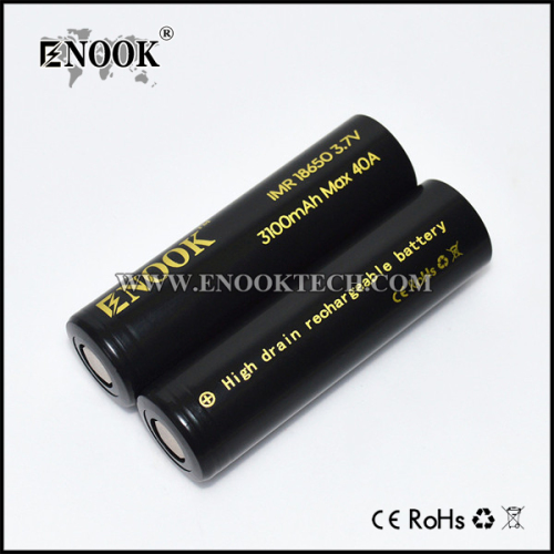 Enook Flashlight Battery 18650 3100mah 3.7v