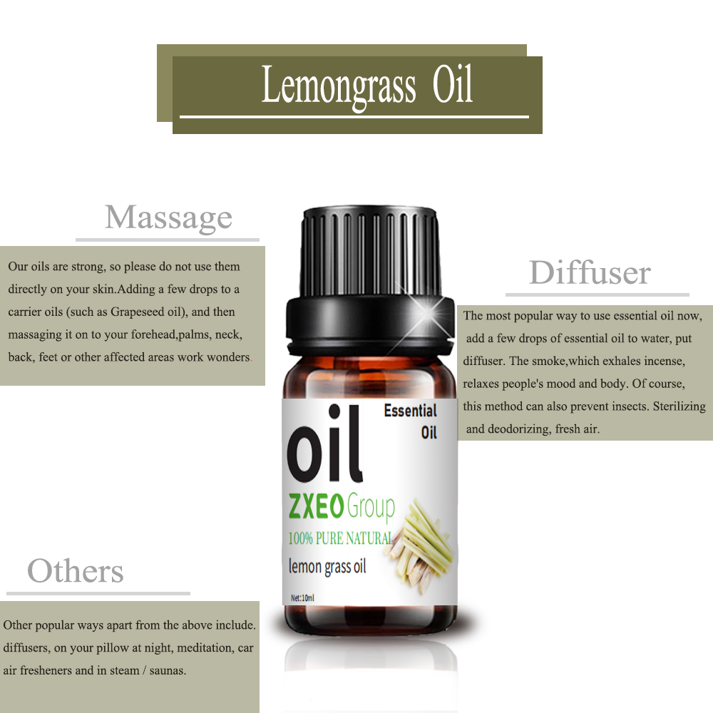 Lemongrass Essential Oil For Aromatherapy Diffuser