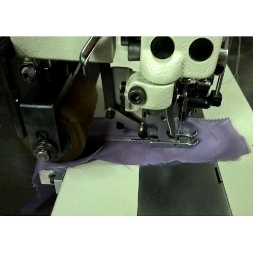 Máquina de coser hemstitch con extractor y cortador