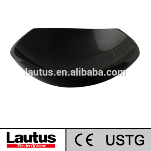 Elegant CE/USTG certificated cultured black marble sink