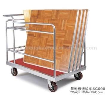 Trolley for dancing floor