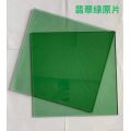 3.2mm 1830*1220mm, green color reflective glass