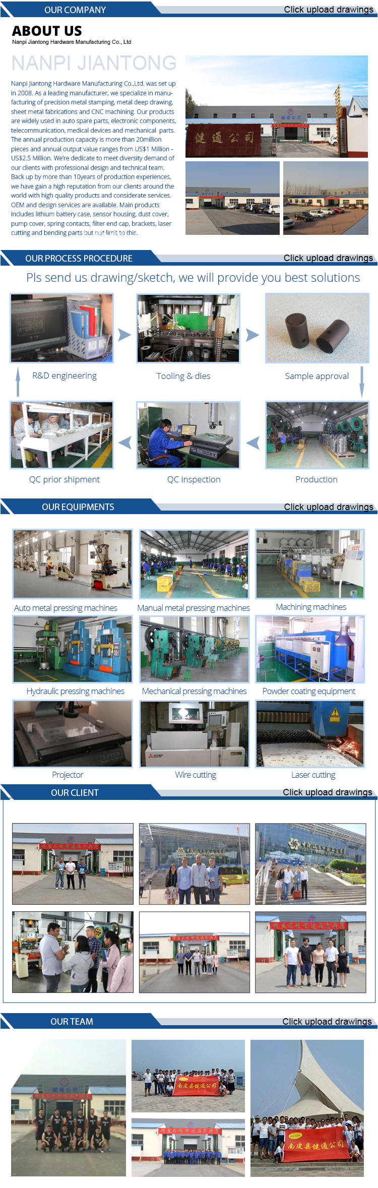 Sheet Metal Forming Service Metal Stretching 