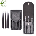 Precision Tweezers For Eyebrows Slant Tip Tweezer Set