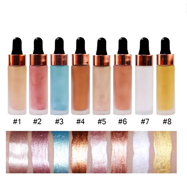 Private label makeup liquid highlighter makeup cosmetic highlighter high quality oem