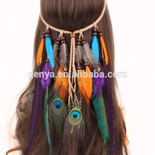 Fashion feather head band feather hair accessory