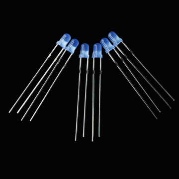 Синий светодиод 3 мм рассеянный светоизлучающий диод