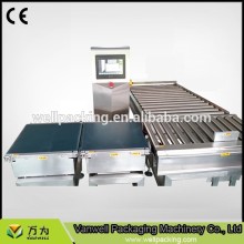 Check weigher for boxes, big bags in packaging line