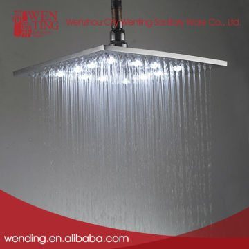 8 inch brass dual rain and waterfall shower head