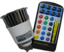 5W RGB Remote Control E27 LED Spotlight