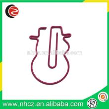 Snowman Shaped Paper Clips-Winter Paper Clips