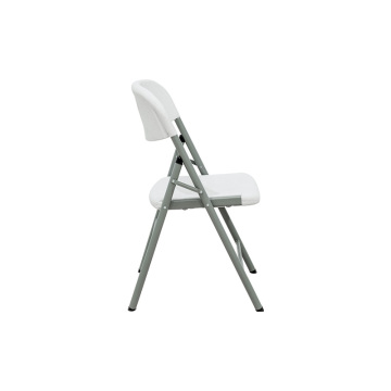 Chaise pliante en plastique blanc ou coloré