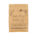 Ламинированная крафта -бумага кофейная сумка с молнией с молнией