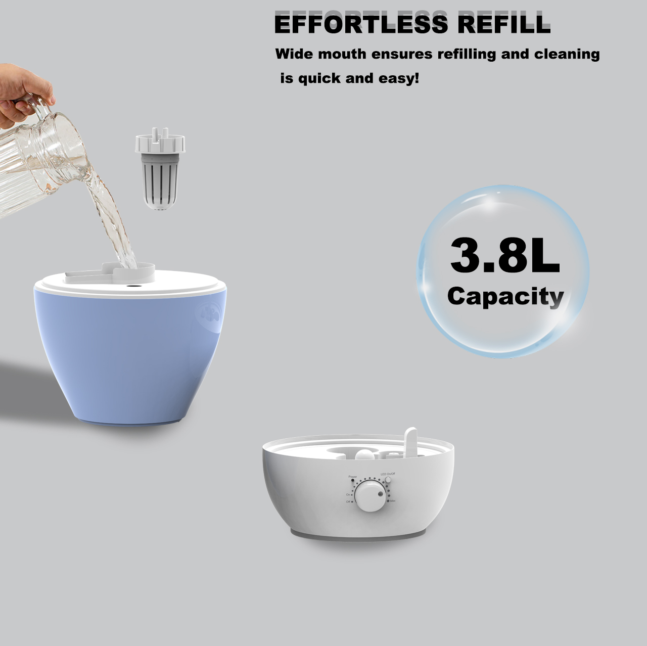 HTJ-2060 Humidifier capacity HTJ-2060 Humidifier capacity