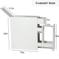 Bathroom Storage Beside Toilet Paper Holder Cabinet