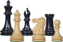 high quality custom solid wooden chess piece game set with board