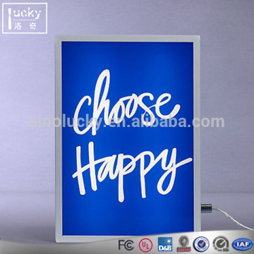 LED White board Big Store Lighting Box Acrylic Supplie With Customized