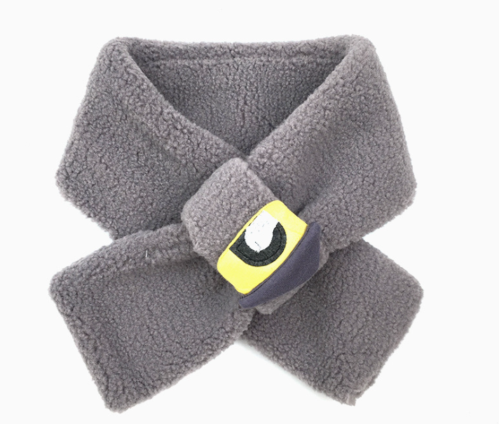 Comfortable Polar Fleece Scarf Grey