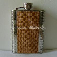 Duplex Steel Series Hip Flask-long shape