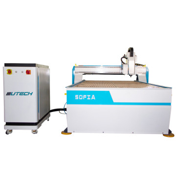 CCD cnc router oscillating knife cutting KT sheet