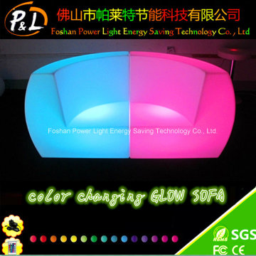 Rechargeable Glow Illuminated LED Furniture LED Sofa Chair