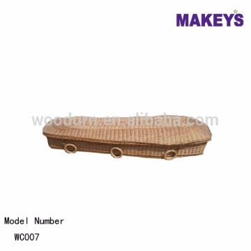 Human Wicker Casket Handwork