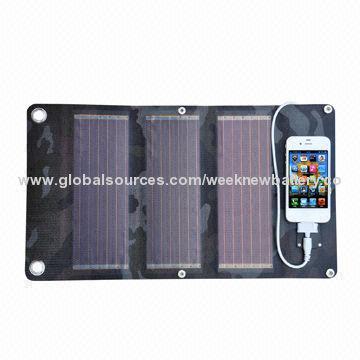 Mobile Solar Charger for iPhone, Samsung, Other Digital Devices