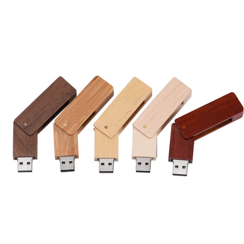 USB-Stick aus Holz mit Box