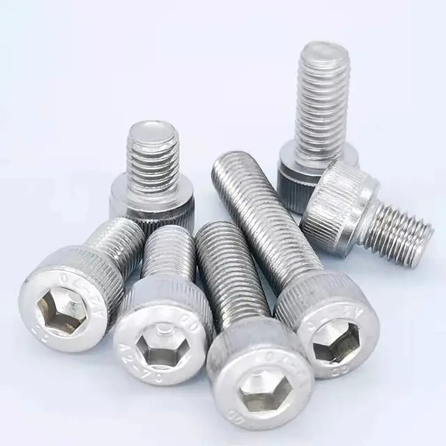 DIN933 Plain dan Slivery Hex Bolt