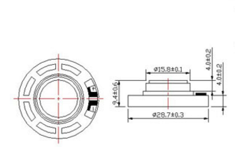 29mm mylar speaker