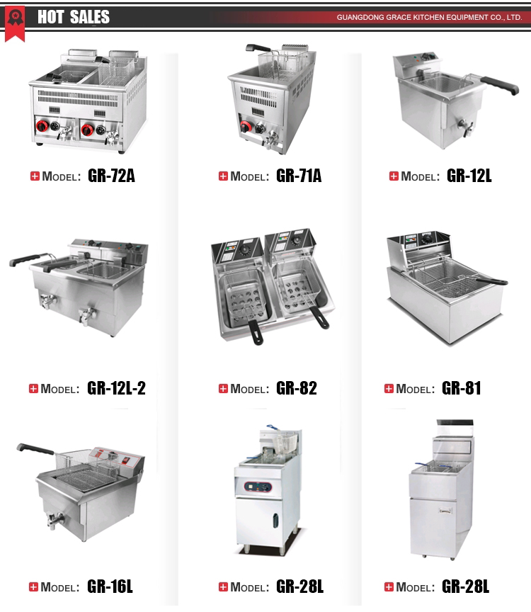 Commercial Stainless Steel Restaurant electric Deep Fryer for chips ,fish,chicken,meat frying